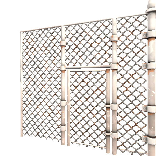 fence_chainlink_4m_gate Variant